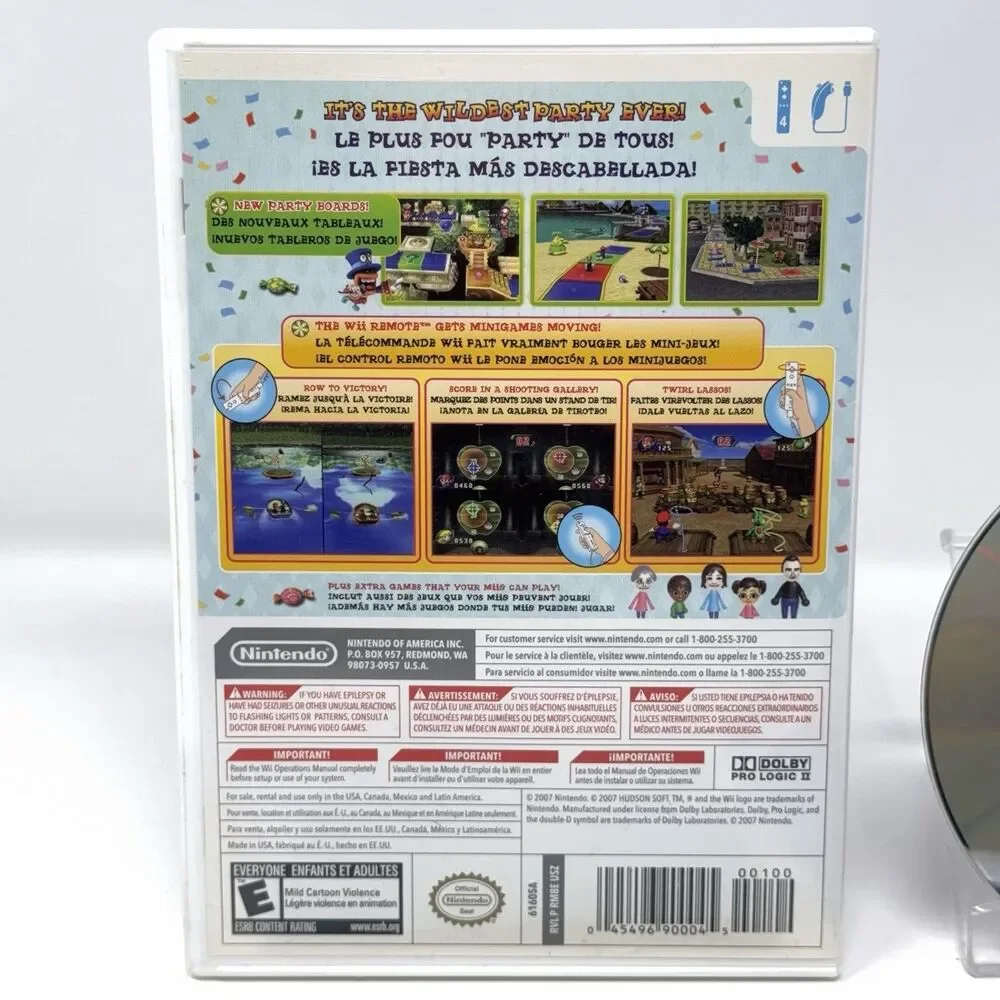 Mario Party 8 Nintendo Wii 2007 Complete CIB Refurbished Tested